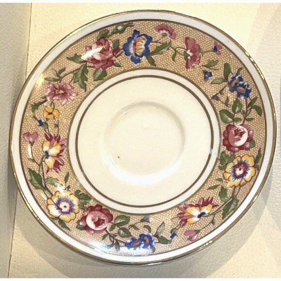 C. AHRENFELDT FRANCE Depose Limoges Floral - 4 Plates Set - Made in France - Picture 7 of 9